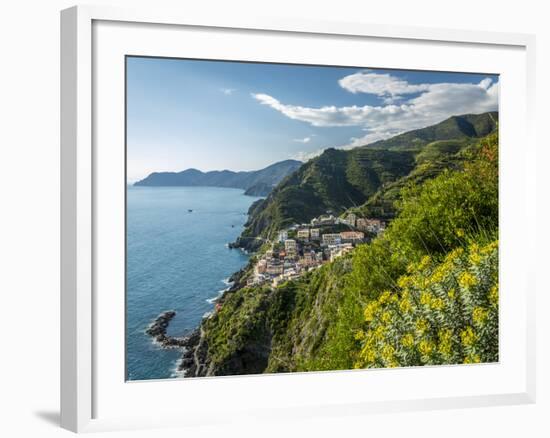 Rape Fields in Orcia Valley, Tuscany, Italy-Nadia Isakova-Framed Photographic Print