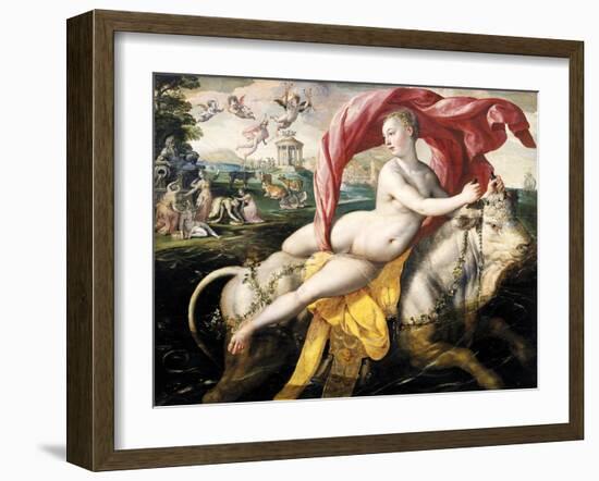 Rape of Europa, 1572-Maarten de Vos-Framed Giclee Print