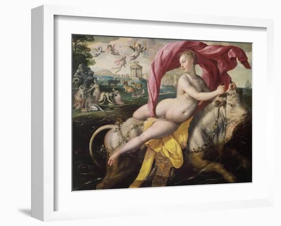 Rape of Europa, 1572-Maarten de Vos-Framed Giclee Print