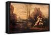 Rape of Europa-Gustave Moreau-Framed Stretched Canvas