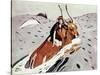 Rape Of Europa-Valentin Serov-Stretched Canvas