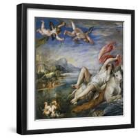 Rape of Europe, 1628-9-Peter Paul Rubens-Framed Giclee Print