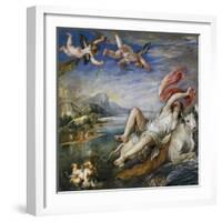 Rape of Europe, 1628-9-Peter Paul Rubens-Framed Giclee Print