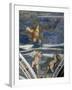 Rape of Ganymede and Putti, Mosaic Niches and Statues-Girolamo Romanino-Framed Giclee Print