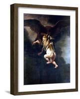 Rape Of Ganymede-Rembrandt van Rijn-Framed Giclee Print