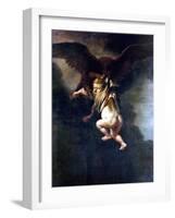 Rape Of Ganymede-Rembrandt van Rijn-Framed Giclee Print