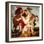 Rape of the Daughters of Leucippus-Peter Paul Rubens-Framed Giclee Print