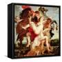 Rape of the Daughters of Leucippus-Peter Paul Rubens-Framed Stretched Canvas