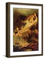 Rape of the Proserpina-Rembrandt van Rijn-Framed Art Print