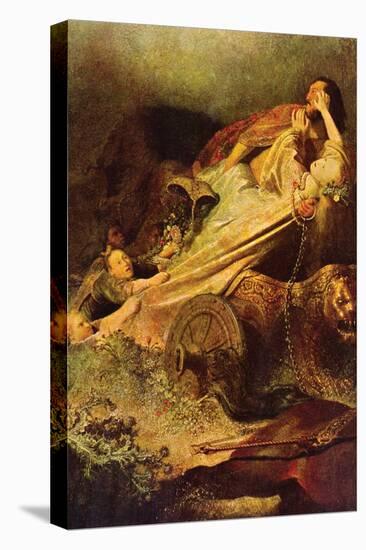 Rape of the Proserpina-Rembrandt van Rijn-Stretched Canvas