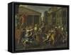 Rape of the Sabines-Nicolas Poussin-Framed Stretched Canvas