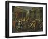 Rape of the Sabines-Nicolas Poussin-Framed Giclee Print