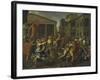 Rape of the Sabines-Nicolas Poussin-Framed Giclee Print