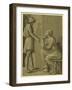 Raphael and His Beloved-Ugo da Carpi-Framed Giclee Print