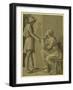 Raphael and His Beloved-Ugo da Carpi-Framed Giclee Print