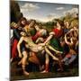 Raphael and 'the Deposition "Pala Baglione"', 1507, Oil On Wood, 184 X 176 Cm-null-Mounted Premium Giclee Print