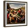 Raphael and 'the Deposition "Pala Baglione"', 1507, Oil On Wood, 184 X 176 Cm-null-Framed Giclee Print