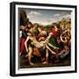 Raphael and 'the Deposition "Pala Baglione"', 1507, Oil On Wood, 184 X 176 Cm-null-Framed Giclee Print