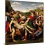 Raphael and 'the Deposition "Pala Baglione"', 1507, Oil On Wood, 184 X 176 Cm-null-Mounted Giclee Print