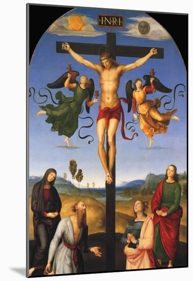 Raphael Crucified Christ Art Print Poster-null-Mounted Poster