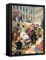 Raphael in the Vatican, 1832-Horace Vernet-Framed Stretched Canvas