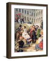 Raphael in the Vatican, 1832-Horace Vernet-Framed Giclee Print