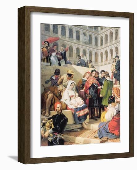 Raphael in the Vatican, 1832-Horace Vernet-Framed Giclee Print