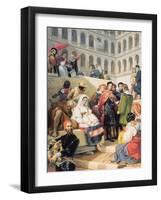 Raphael in the Vatican, 1832-Horace Vernet-Framed Giclee Print