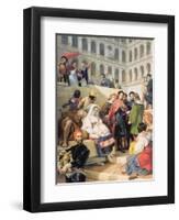 Raphael in the Vatican, 1832-Horace Vernet-Framed Giclee Print