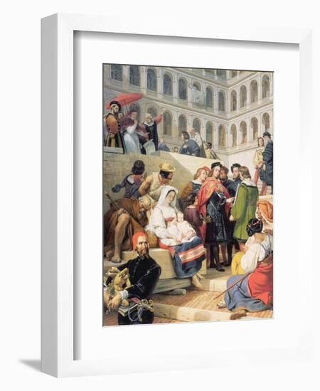 Raphael in the Vatican, 1832-Horace Vernet-Framed Giclee Print