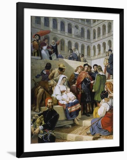 Raphael in the Vatican-Emile Jean Horace Vernet-Framed Giclee Print