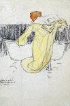 Red-Headed Woman ... in the Bathroom, C1900-1917-Raphael Kirchner-Giclee Print