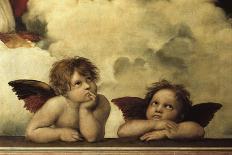 Madonna with Child and the Infant John the Baptist (Madonna of Goldfinch)-Sanzio Raffaello-Giclee Print