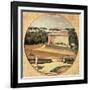 Raphael's Casino Seen from Villa Borghese in Rome, 1805-Jean-Auguste-Dominique Ingres-Framed Giclee Print