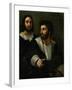 Raphael (Self-Portrait) and His Fencing Master-Raphael-Framed Giclee Print