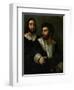 Raphael (Self-Portrait) and His Fencing Master-Raphael-Framed Giclee Print