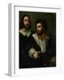 Raphael (Self-Portrait) and His Fencing Master-Raphael-Framed Giclee Print