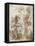 Raphael: Study, C1510-Raphael-Framed Stretched Canvas