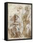 Raphael: Study, C1510-Raphael-Framed Stretched Canvas