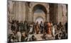 Raphael (The School of Athens) Art Poster Print-null-Mounted Poster