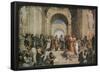 Raphael (The School of Athens) Art Poster Print-null-Framed Poster