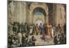 Raphael (The School of Athens) Art Poster Print-null-Mounted Poster