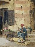 An Eastern Doorway: at the Moslem Chief's Door, 1887-Raphael Von Ambros-Giclee Print