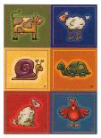 Six Petits Animals-Raphaele Goisque-Art Print