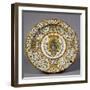 Raphaelesque Decorated Plate with Coat of Arms of Duchy of Urbino-null-Framed Giclee Print