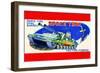 Rapid Fire Dual Barrell Space Tank-null-Framed Premium Giclee Print