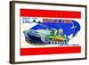 Rapid Fire Dual Barrell Space Tank-null-Framed Art Print