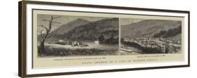 Rapid Growth of a City in Western America-William Henry James Boot-Framed Premium Giclee Print