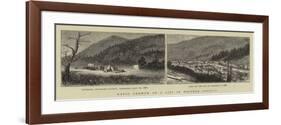 Rapid Growth of a City in Western America-William Henry James Boot-Framed Premium Giclee Print