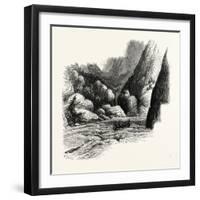 Rapids of Labrador, Canada, 1870s-null-Framed Giclee Print